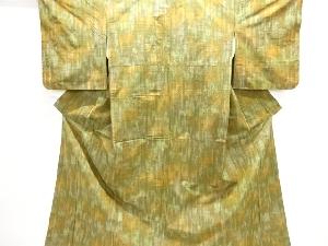 抽象模様織り出し手織り紬着物